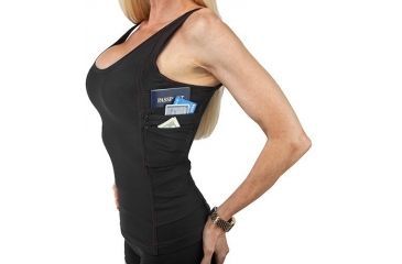 Image of UnderTech Undercover Womens Travel Safe Tank Top,Black,L TS0801BK-L