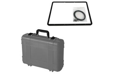 Image of Underwater Kinetics 518 Waterproof ABS Construction Dry Case w/Panel Ring, Grey 502012