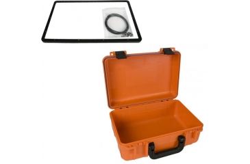 Image of Underwater Kinetics 613 Dry Case, 13.4x8.9x5.6in Interior, Panel Ring, Orange 501016