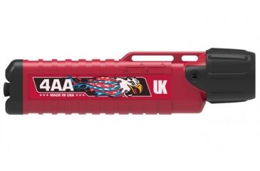 Image of Underwater Kinetics Herculite 4AA eLED Flashlight, w/Eagle Logo, Red 514614