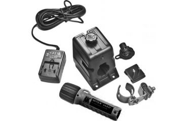 Image of Underwater Kinetics Nitex Flashlight w/Charger, Helmet Clip, 12VDC Power Supply, Black 12327