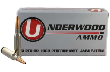 Image of Underwood Ammo .224 Valkyrie 72 Grain Solid Monolithic Hollow Point Nickel Plated Brass Cased Rifle Ammo, 20 Rounds, 920