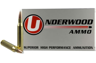 Image of Underwood Ammo .25-06 Remington 110 Grain Polymer Tipped Spitzer Nickel Plated Brass Cased Rifle Ammo, 20 Rounds, 533