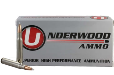 Image of Underwood Ammo .30-06 Springfield 150 Grain Polymer Tipped Spitzer Nickel Plated Brass Cased Rifle Ammo, 20 Rounds, 525