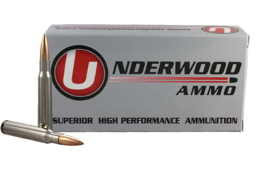 Image of Underwood Ammo .30-06 Springfield 180 Grain Polymer Tipped Spitzer Nickel Plated Brass Cased Rifle Ammo, 20 Rounds, 528