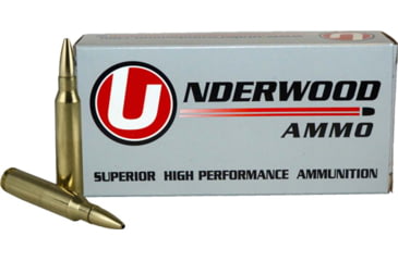 Image of Underwood Ammo .30-30 Winchester 140 Grain Solid Monolithic Hollow Point Nickel Plated Brass Cased Rifle Ammo, 20 Rounds, 559
