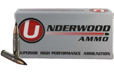 Image of Underwood Ammo .300 AAC Blackout 110 Grain Flat Base Tipped Spitzer Nickel Plated Brass Cased Rifle Ammo, 20 Rounds, 417