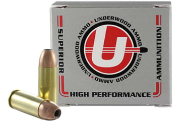 Image of Underwood Ammo .356 TSW 115 Grain Jacketed Hollow Point Brass Cased Pistol Ammo, 20 Rounds, 158