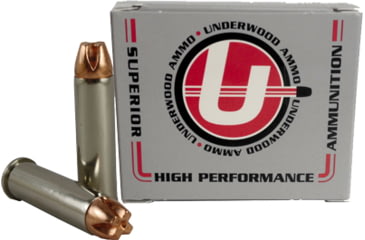 Image of Underwood Ammo .357 Magnum 140 Grain Solid Monolithic Nickel Plated Brass Cased Pistol Ammo, 20 Rounds, 836