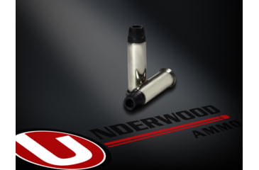 Image of Underwood Ammo .38 Special 158 Grain Coated Soft Cast Semi-Wadcutter Hollow Point Gas Check Nickel Plated Brass Cased Pistol Ammo, 20 Rounds, 735