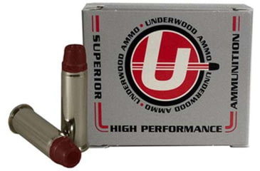 Image of Underwood Ammo .38 Special 158 Grain Coated Soft Cast Semi-Wadcutter Hollow Point Gas Check Nickel Plated Brass Cased Pistol Ammo, 20 Rounds, 735