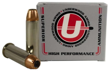 Image of Underwood Ammo .38 Special +P 125 Grain Jacketed Hollow Point Nickel Plated Brass Cased Pistol Ammo, 20 Rounds, 129