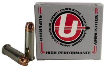 Image of Underwood Ammo .38 Special +P 140 Grain Solid Monolithic Nickel Plated Brass Cased Pistol Ammo, 20 Rounds, 834