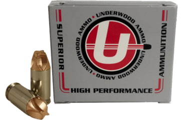 Image of Underwood Ammo Xtreme Defender .380 ACP 68 Grain Solid Monolithic Nickel Plated Brass Cased Pistol Ammo, 20 Rounds, 638