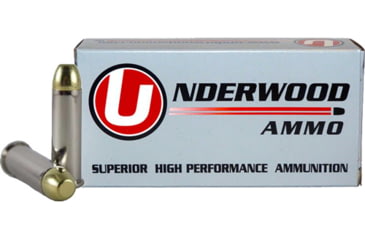 Image of Underwood Ammo .38 Special +P 125 Grain Full Metal Jacket Nickel Plated Brass Cased Pistol Ammo, 50 Rounds, 127