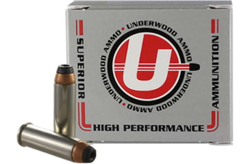 Image of Underwood Ammo .41 Remington Magnum 210 Grain Jacketed Hollow Point Nickel Plated Brass Cased Pistol Ammo, 20 Rounds, 430
