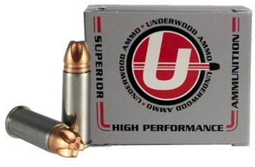 Image of Underwood Ammo .44 Special 220 Grain Solid Monolithic Nickel Plated Brass Cased Pistol Ammo, 20 Rounds, 840