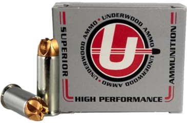 Image of Underwood Ammo .44 Special 125 Grain Solid Monolithic Nickel Plated Brass Cased Pistol Ammo, 20 Rounds, 320
