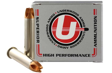 Image of Underwood Ammo .45-70 Government 305 Grain Solid Monolithic Nickel Plated Brass Cased Rifle Ammo, 20 Rounds, 848