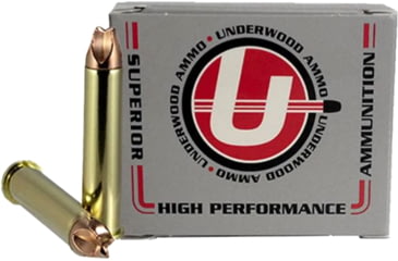 Image of Underwood Ammo .45-70 Government +P 325 Grain Solid Monolithic Nickel Plated Brass Cased Rifle Ammo, 20 Rounds, 908