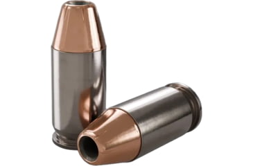 Image of Underwood Ammo .45 ACP +P 185 Grain Jacketed Hollow Point Nickel Plated Brass Cased Pistol Ammo, 20 Rounds, 332
