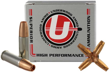 Image of Underwood Ammo .45 Colt 220 Grain Solid Monolithic Hollow Point Nickel Plated Brass Cased Pistol Ammo, 20 Rounds, 458