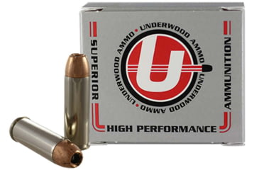 Image of Underwood Ammo .454 Casull 300 Grain Jacketed Hollow Point Nickel Plated Brass Cased Pistol Ammo, 20 Rounds, 342