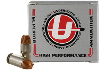 Image of Underwood Ammo .45 ACP 135 Grain Solid Monolithic Nickel Plated Brass Cased Pistol Ammo, 20 Rounds, 843