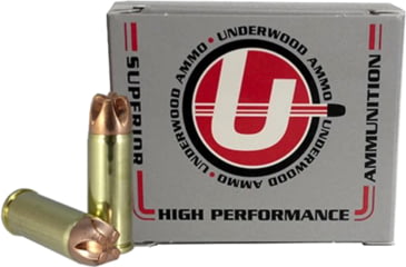 Image of Underwood Ammo .480 Ruger 300 Grain Solid Monolithic Brass Cased Pistol Ammo, 20 Rounds, 650