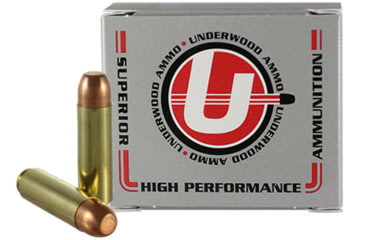 Image of Underwood Ammo 50 Beowulf 350 Grain Full Metal Jacket Brass Cased Rifle Ammo, 20 Rounds, 557