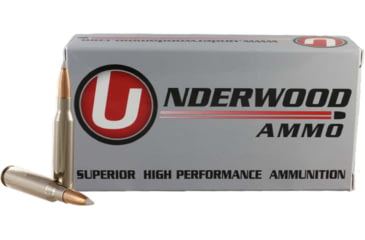 Image of Underwood Ammo 7mm-08 Remington 140 Grain Polymer Tipped Spitzer Nickel Plated Brass Cased Rifle Ammo, 20 Rounds, 537