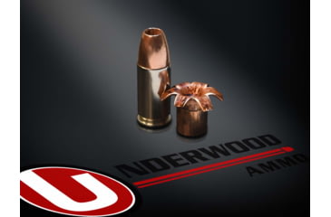 Image of Underwood Ammo 9mm Luger 115 Grain Monolithic Hollow Point Nickel Plated Brass Cased Pistol Ammo, 20 Rounds, 160