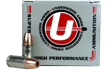 Image of Underwood Ammo 9mm Luger 115 Grain Monolithic Hollow Point Nickel Plated Brass Cased Pistol Ammo, 20 Rounds, 160