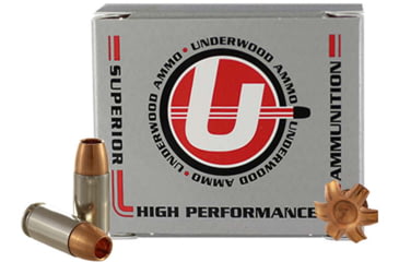 Image of Underwood Ammo 9mm Luger 70 Grain Solid Monolithic Nickel Plated Brass Cased Pistol Ammo, 20 Rounds, 153