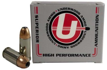 Image of Underwood Ammo 9mm Luger +P+ 115 Grain Jacketed Hollow Point Nickel Plated Brass Cased Pistol Ammo, 20 Rounds, 112