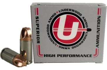 Image of Underwood Ammo 9mm Luger +P 68 Grain Xtreme Defender Solid Monolithic Nickel Plated Brass Cased Pistol Ammo, 20 Rounds, 864