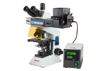 Image of UNICO Epi-Fluorecence Trinocular Microscope w/Seidentopf Head, EPI-Fluorescent Attachment w/Blue/B3, Green/G3,UV3 filters, Incident 100W Illuminator &amp; Power Supply, G506T