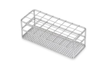 Image of UNICO Test Tube Rack, Stainless Steel, 20 Place, 18mm Dia. Holes, 54720