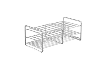 Image of UNICO Test Tube Rack, Stainless Steel, 45 Place, 18mm Dia. Holes, 54745