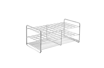 Image of UNICO Test Tube Rack, Stainless Steel, 50 Place, 18mm Dia. Holes, 54705