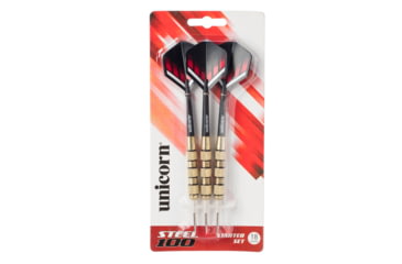 Image of Unicorn Steel 100 Dart Set, Black/Gold, D71807