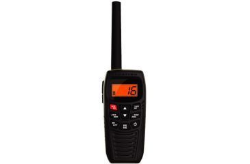 Image of Uniden 270 Floating Handheld 2-Way VHF Marine Radio, Black, 10 Hr. Battery Life Atlantis 270