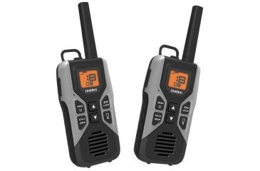 Image of Uniden 30-Mile GMRS/FRS Radio - 2 Radios, Micro USB, headset jack, Black/Grey GMR3050-2C