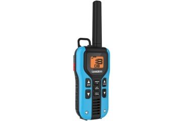 Image of Uniden 40-Mile GMRS/FRS Radio - 2 Radios, Micro USB, Charge Cradle, Splashproof, Blue/Black GMR4055-2CK