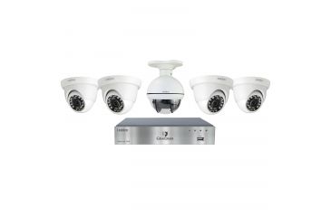 Image of Uniden G7805D2 8 Channel Surveillance System x 4 Camera 1080p + PTZ Camera, White G7805D2