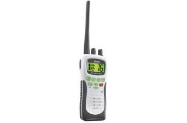 Image of Uniden Handheld Two-Way VHF Marine Radio, Gray/White, 12 hr. Battery Life Atlantis 250G