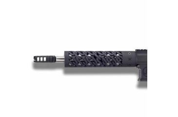 Image of Unique-ARs Chains Handguard with Dolos Locking Ring, Cerakote Armor Black, 9 in doloschains9