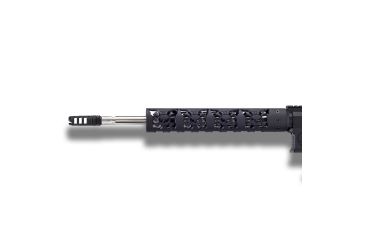 Image of Unique-ARs Fem Fatale AR-15 Handguard, Cerakote Armor Black/Anodize Black, 12in fem12