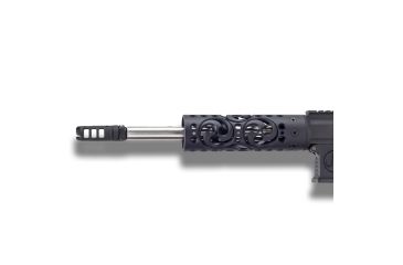 Image of Unique-ARs Hurricane AR-15 Handguard, Cerakote Armor Black/Anodize Black, 7in hurricane7