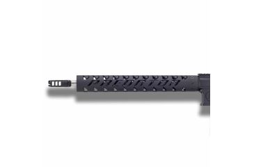 Image of Unique-ARs Predator Handguard with Dolos Locking Ring, Cerakote Armor Black, 15 in dolospredator15